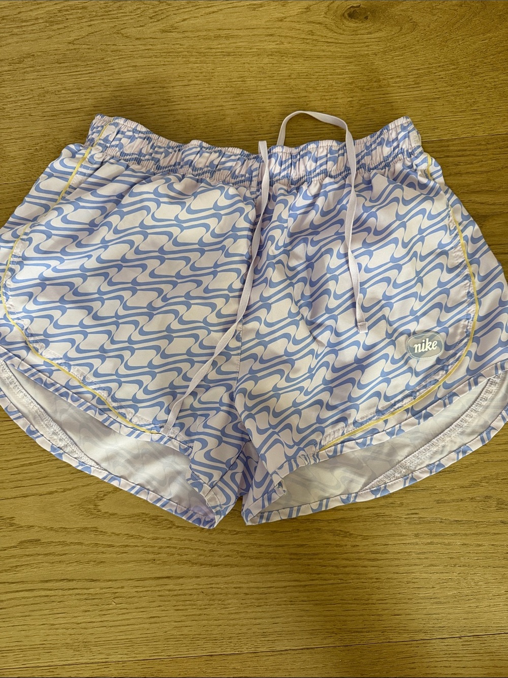 Nike Kids Light Purple Wave Print Athletic Shorts. Worn just a few times.